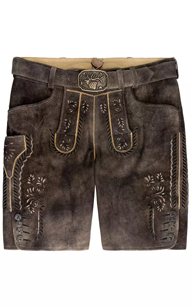 Lederhose Flavio mit Gürtel, marokko