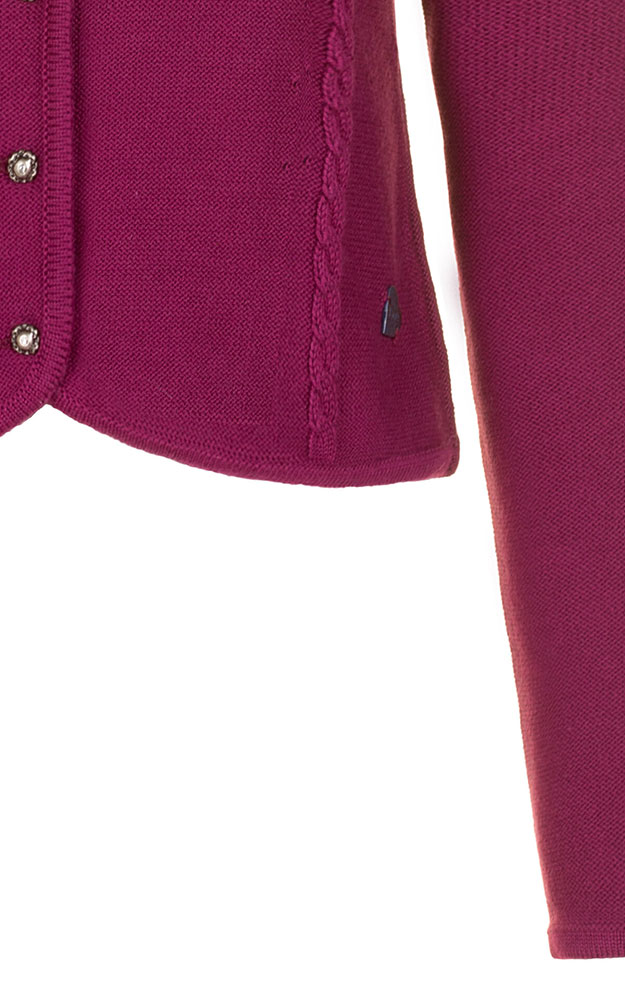 Strickjacke Tia, brombeer