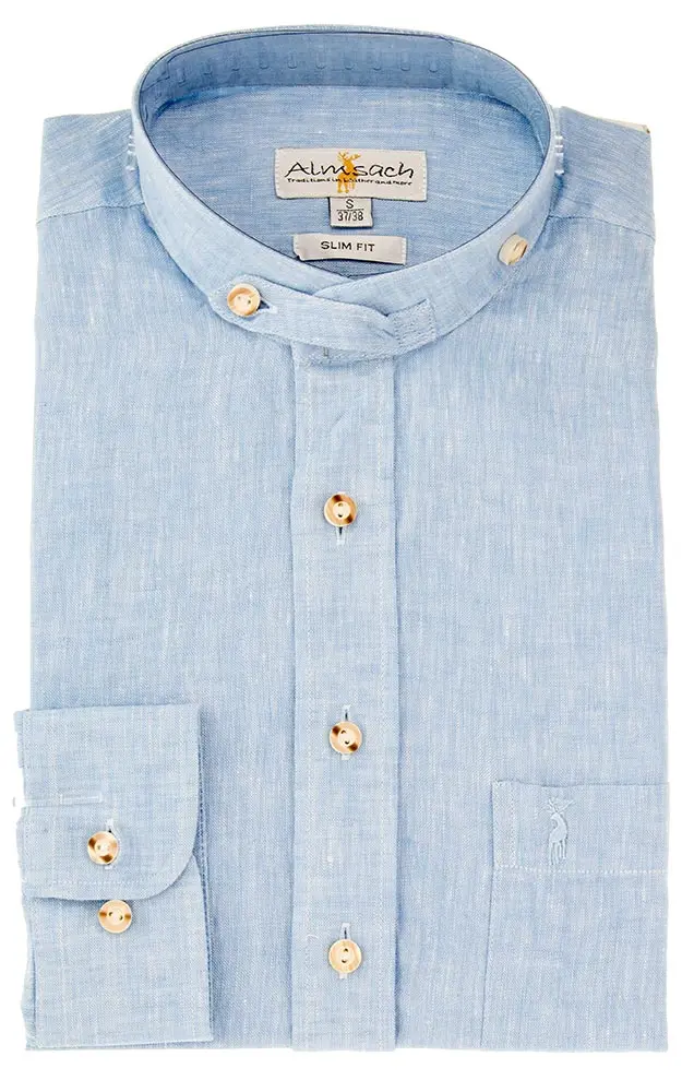 Hemd Hannes, blau - Slim fit