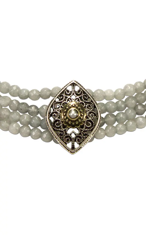 Kette DHK27400008, Perle grau