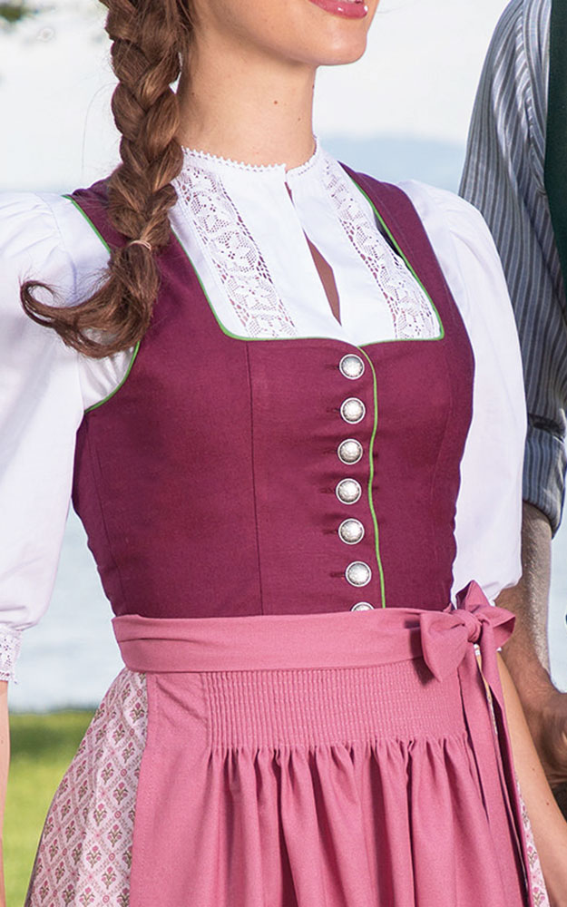 Blusendirndl Walsertal, mit Schürze
