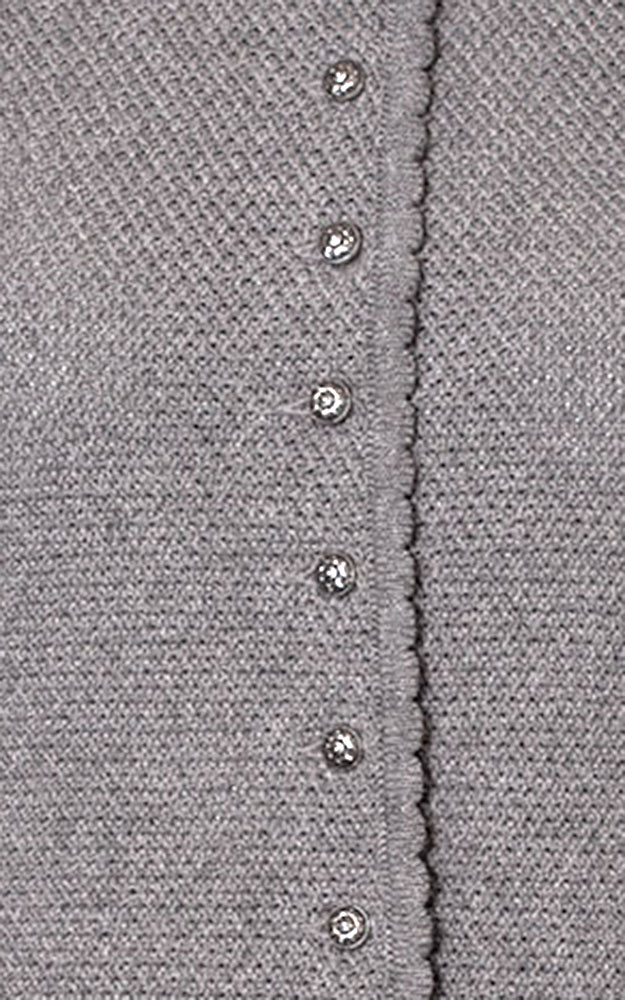 Strickjacke Pia, steingrau