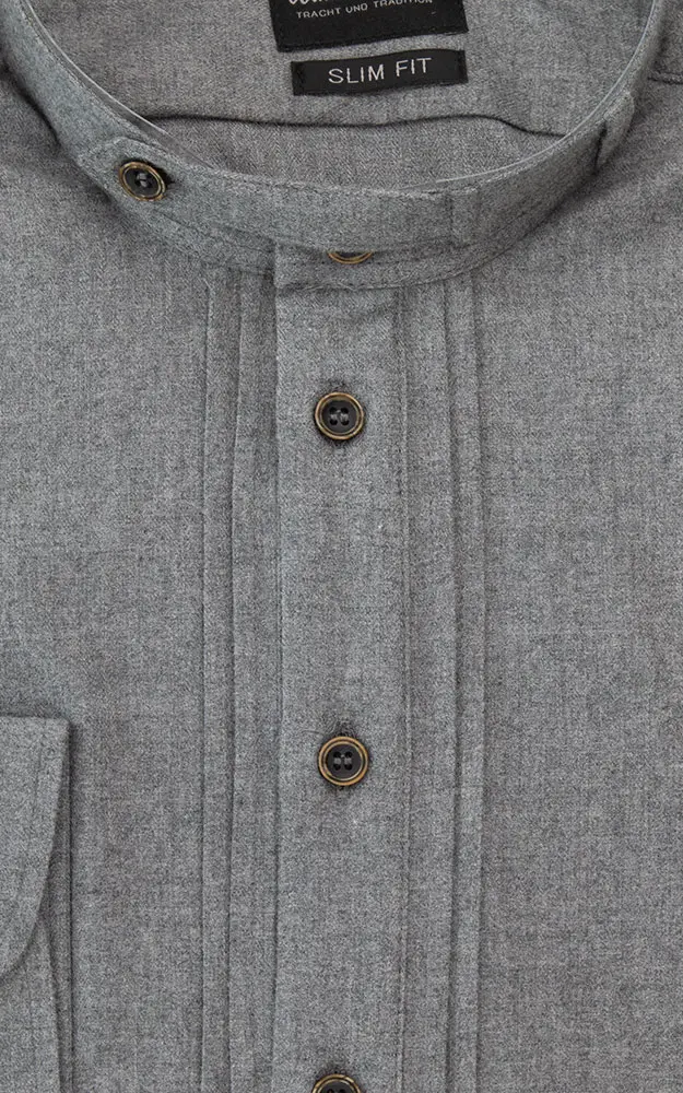 Hemd 251 1233, grau SK - Slim fit