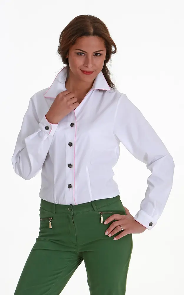 Trachtenbluse Marlene, weiß