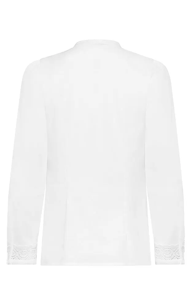 Trachtenbluse 95272, weiß