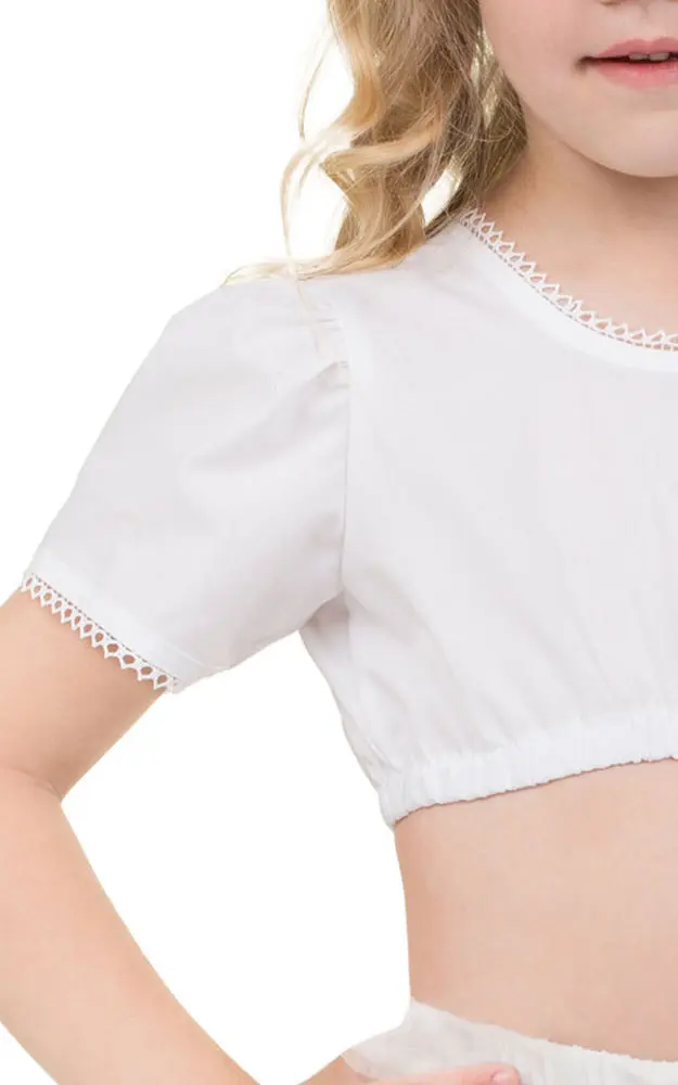 Kinderbluse Nena, weiß