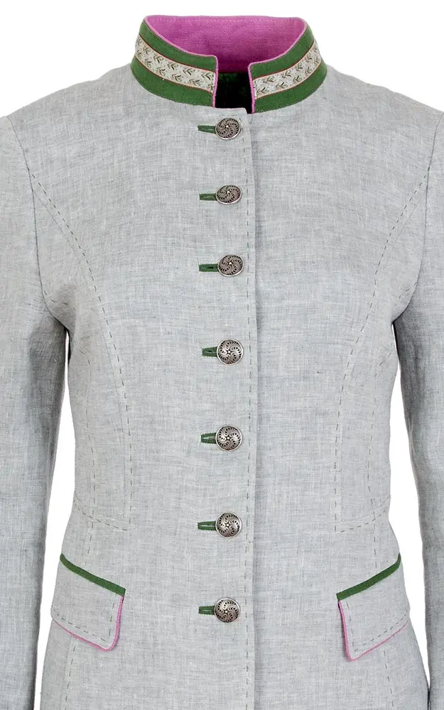 Jacke Abenab B 5045F, hellgrau