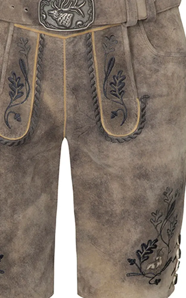 Lederhose Echnaton mit Gürtel, rocks