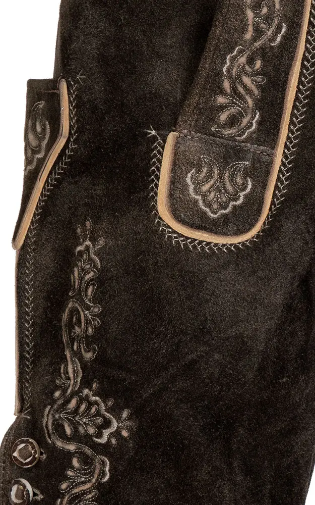 Lederhose Alois ohne Träger, ahorn