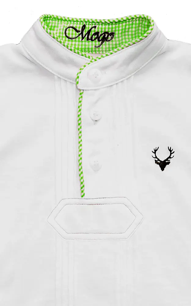 Baby-Body Fabi kurzarm, grün