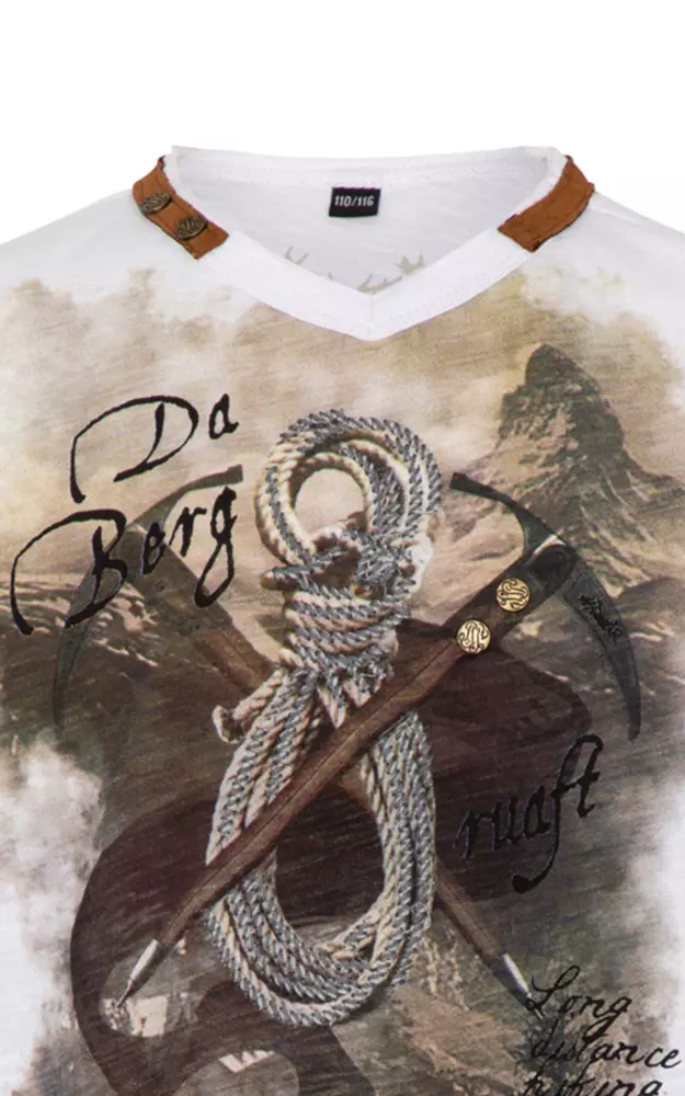 Kinder-Shirt Emilio, weiß