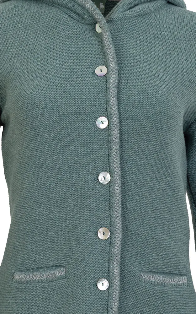 Strickjacke Marianne, salbeigrün
