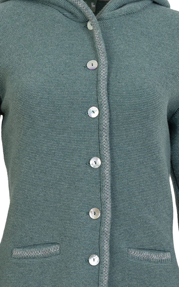 Strickjacke Marianne, salbeigrün