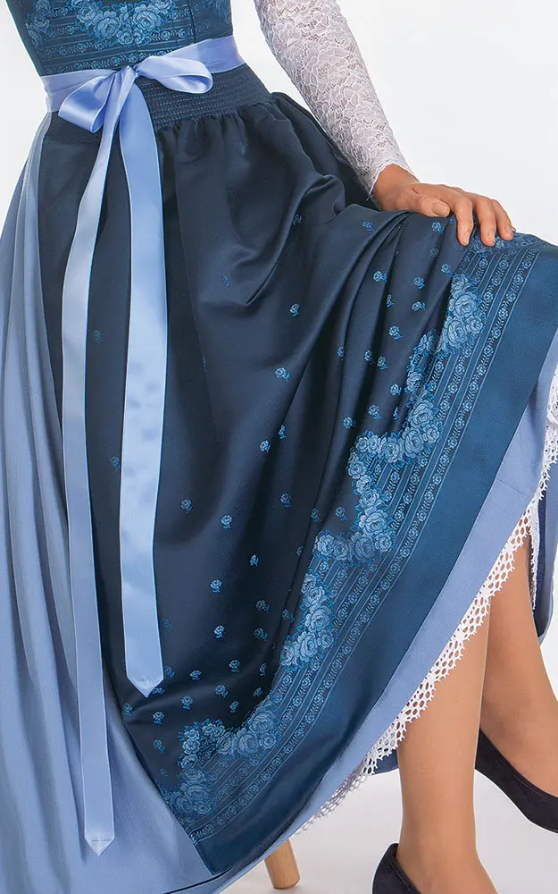 Schürze Coburg, blau