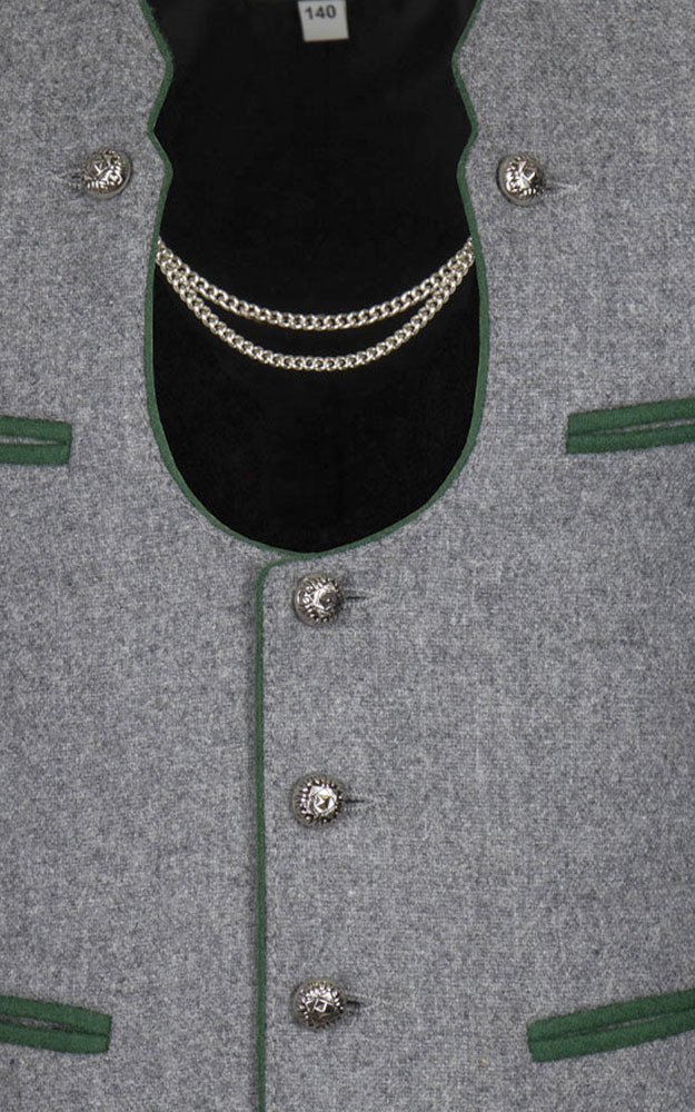 Kinderweste Ketterl, hellgrau