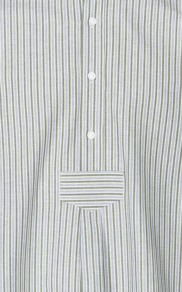 Hemd Ludwig, grün/weiß Stehkragen