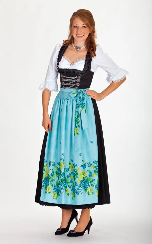 Schürze Langsee, türkis