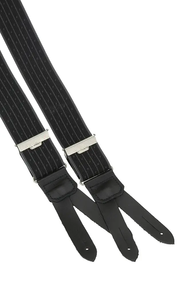 Hosenträger Stresemann 603, anthtrazit/schwarz