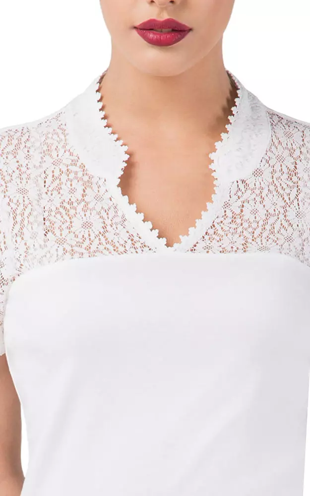 Blusenshirt Babette, weiß