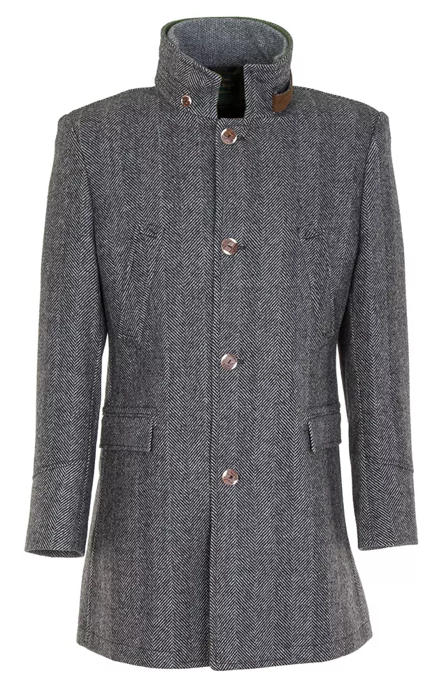 Mantel Max, schwarz/weiß