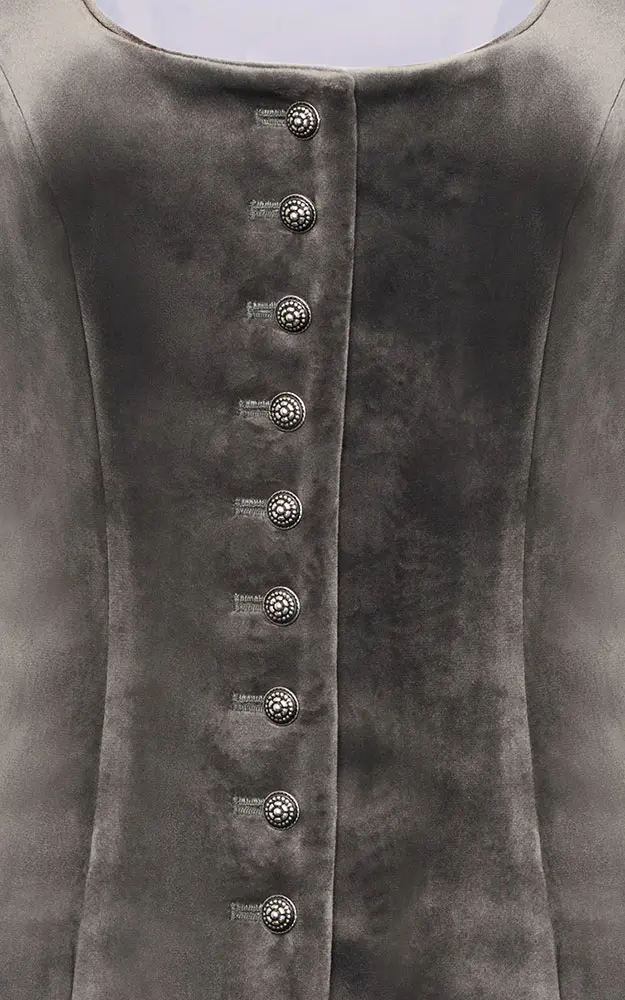 Mieder Samt 64250, taupe