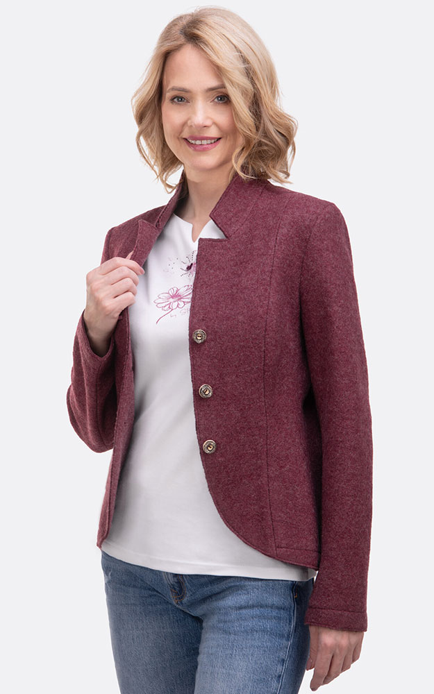 Walkjacke Gabriela, brombeer