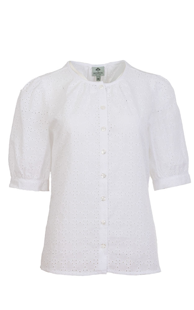 Trachtenbluse 35111 51455, weiß