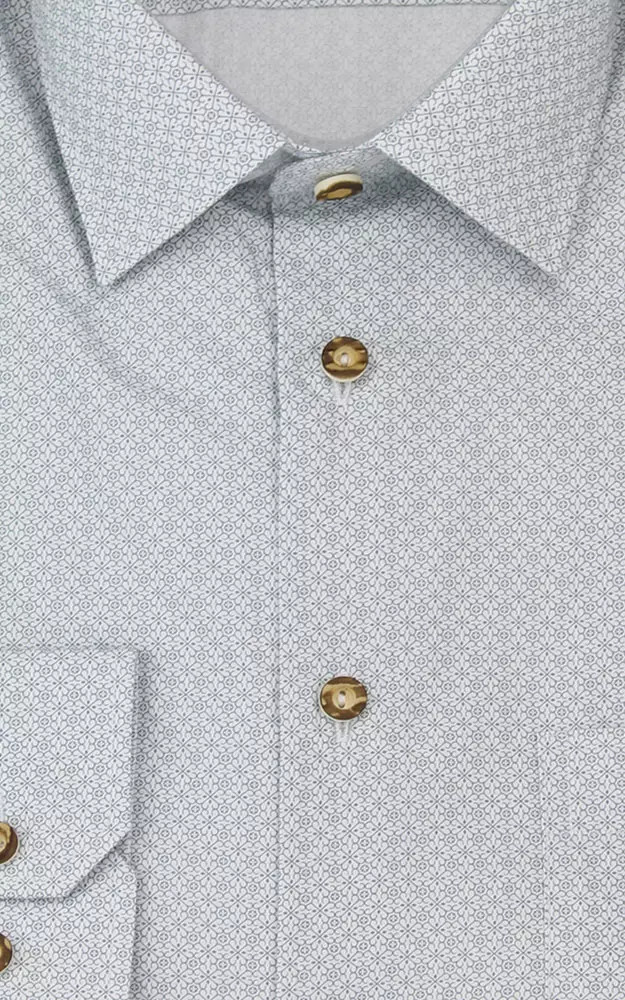 Hemd 2444 3185 32, grau - Slim fit