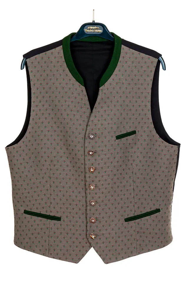 Weste Xander 4, oliv Stretchrücken