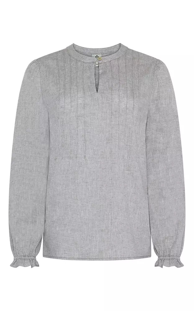 Trachtenbluse 35220, olivgrün