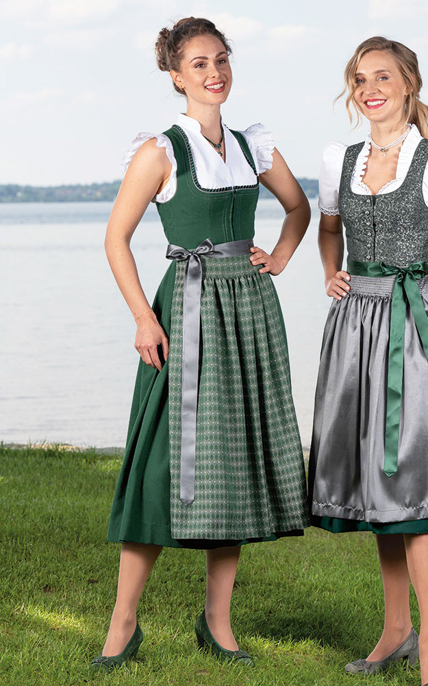 Blusendirndl Laubsee, mit Schürze