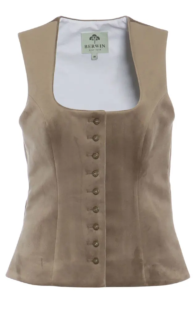 Mieder Samt 64250, natur