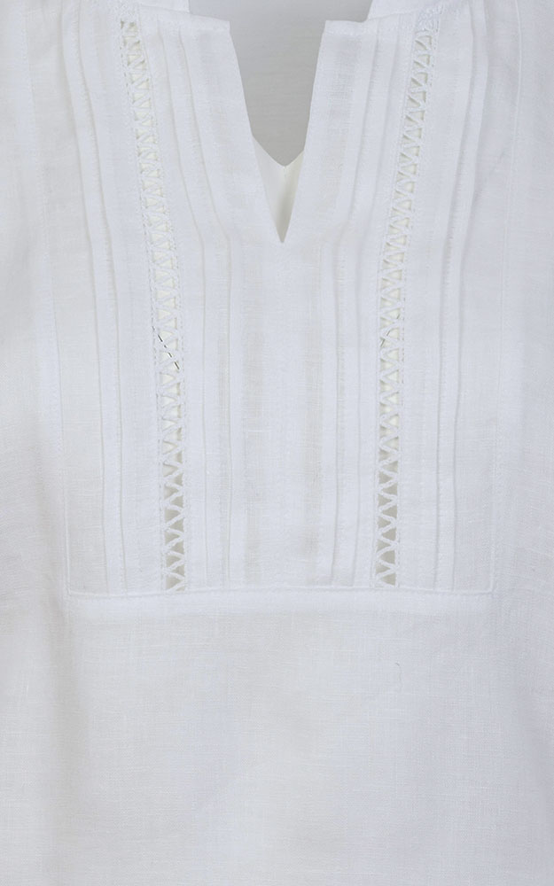 Trachtenshirt Josefine, weiß