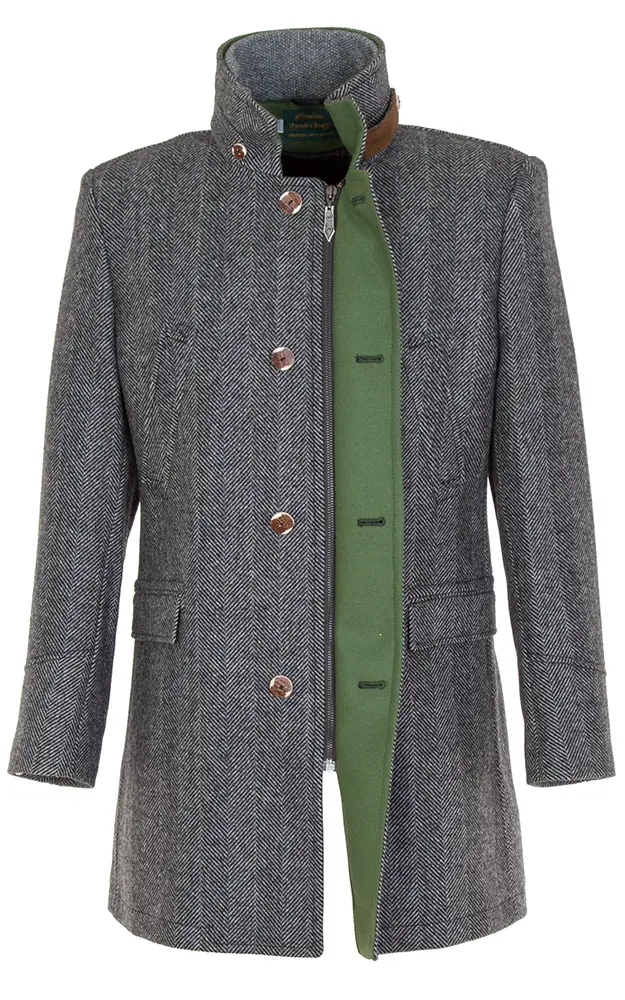 Mantel Max, schwarz/weiß