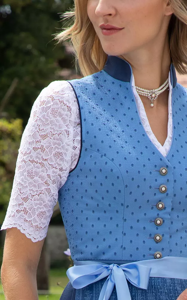 Dirndlbluse Carina, Spitze
