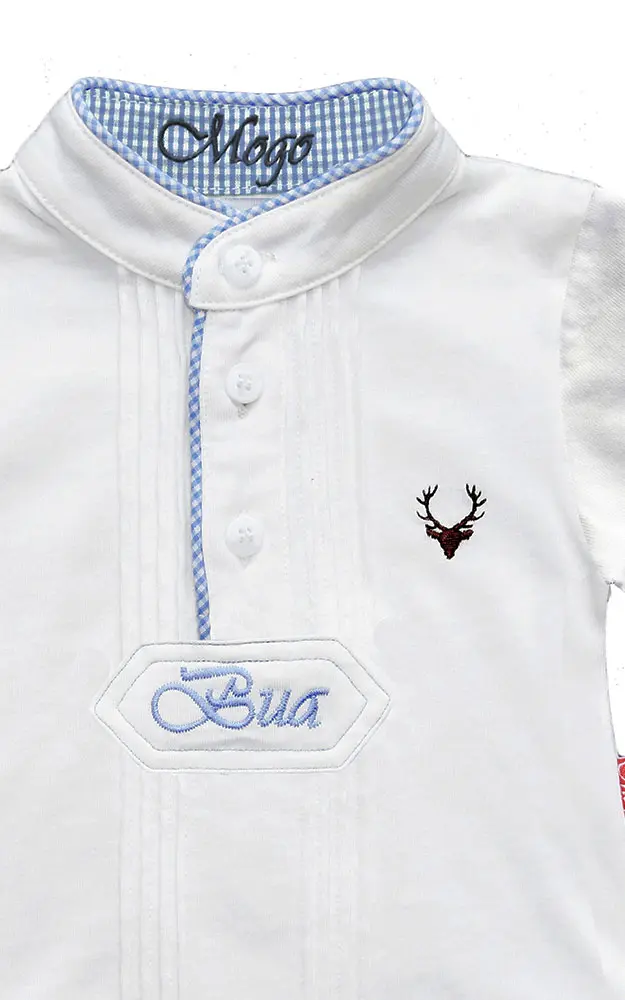 Baby-Body kurzarm, blau