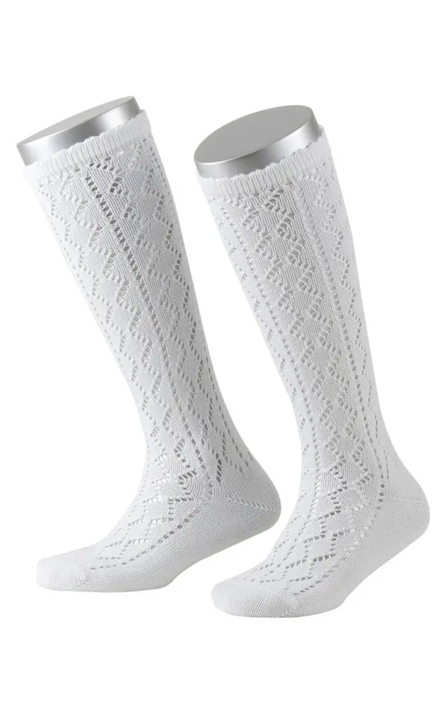 Kinderkniestrümpfe 380, weiß