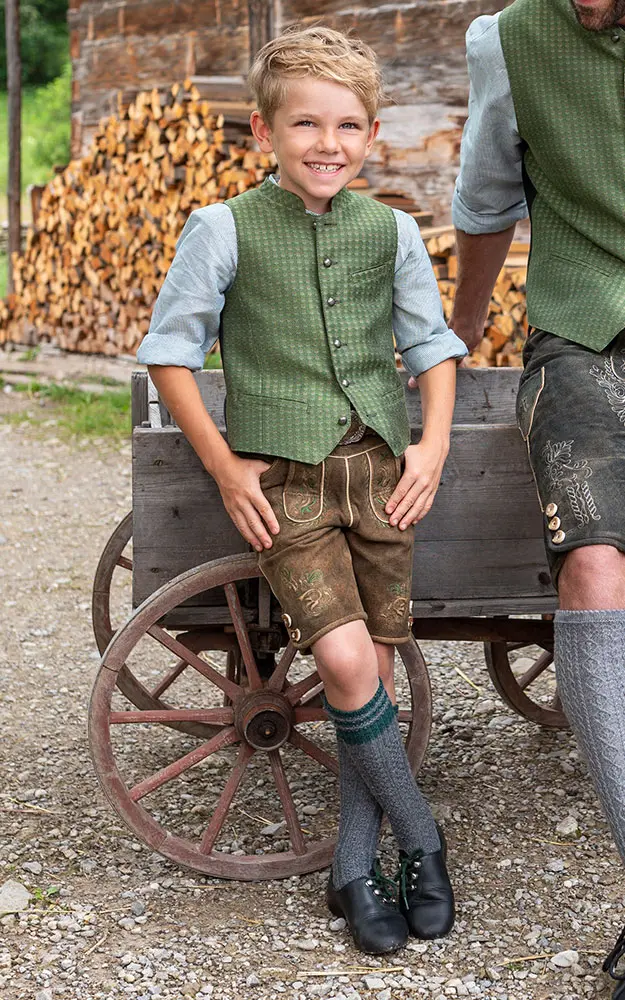 Kinderweste Luca, grün