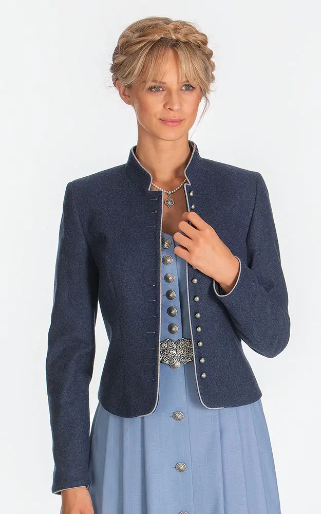 Lodenjacke Ebersberg, marine