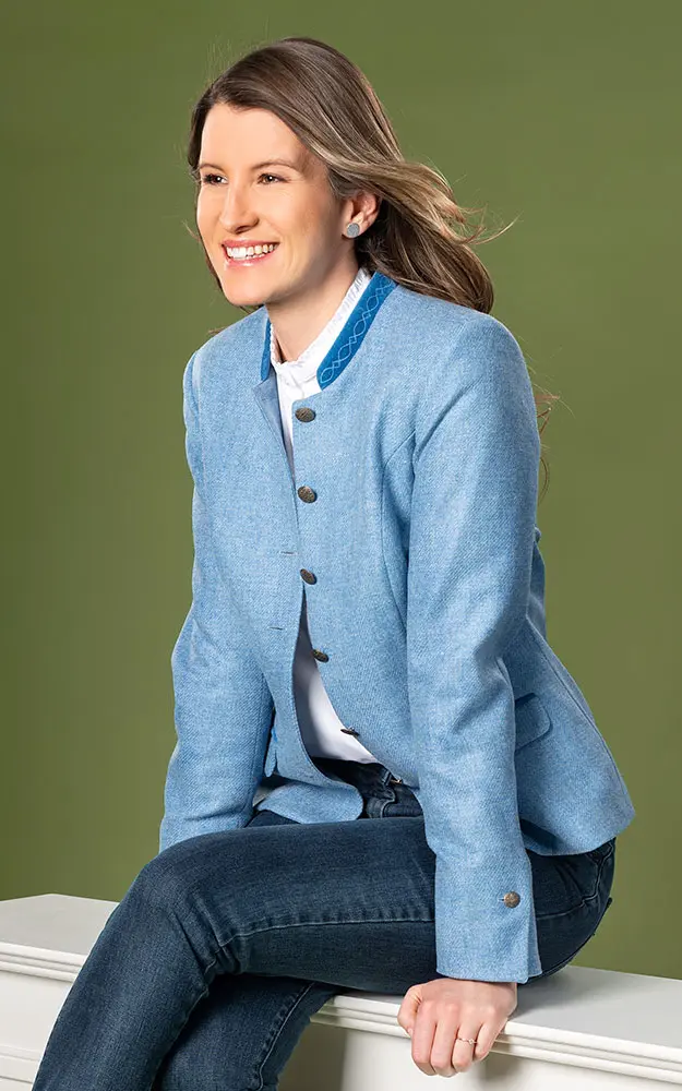 Jacke Krems, hellblau