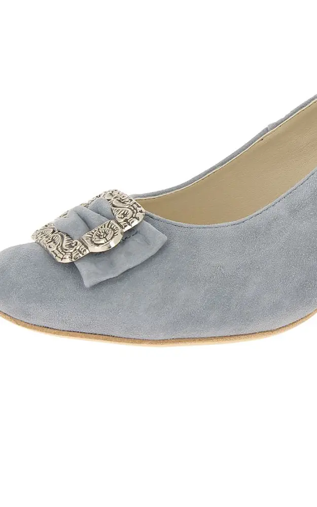 Velours-Schuhe 0590454019, hellblau