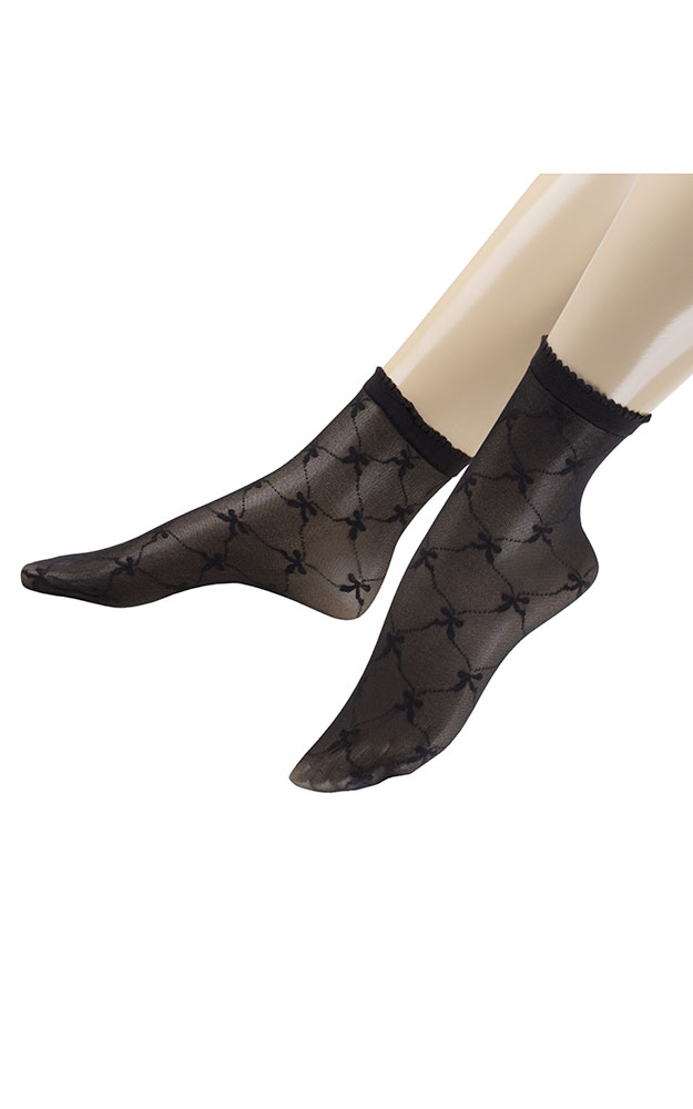 Damen-Socken Linda, schwarz