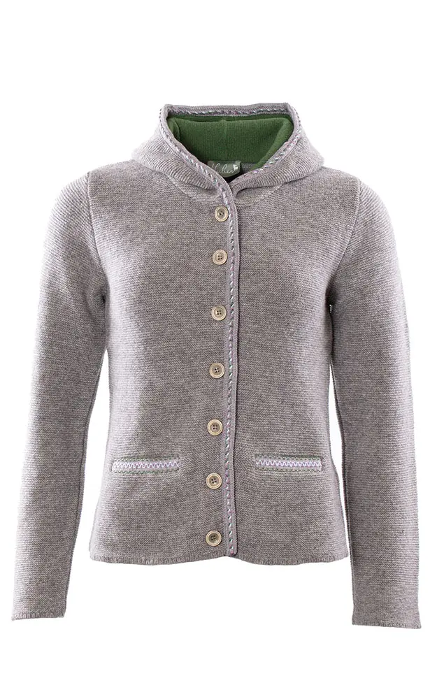 Strickjacke Nele, hellgrau