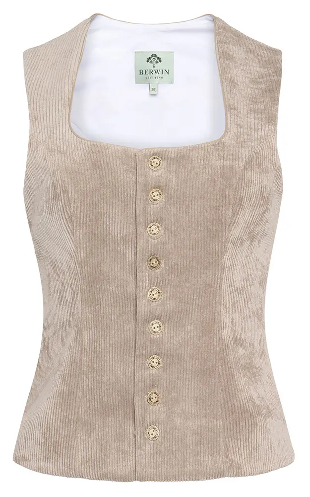 Mieder Cord 65262, natur