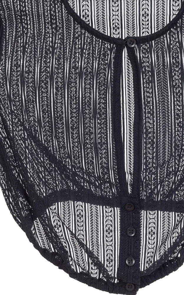 Dirndlbluse Dunja, schwarz