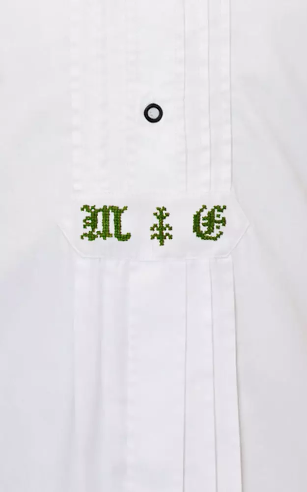 Service Monogramm - Hemd besticken per Hand