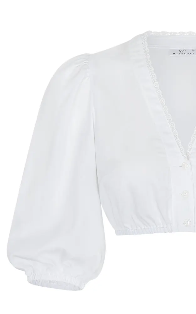 Dirndlbluse Fiolla, weiß