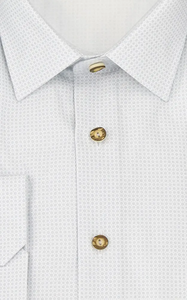 Hemd 2444 4340 32, grau - Slim fit