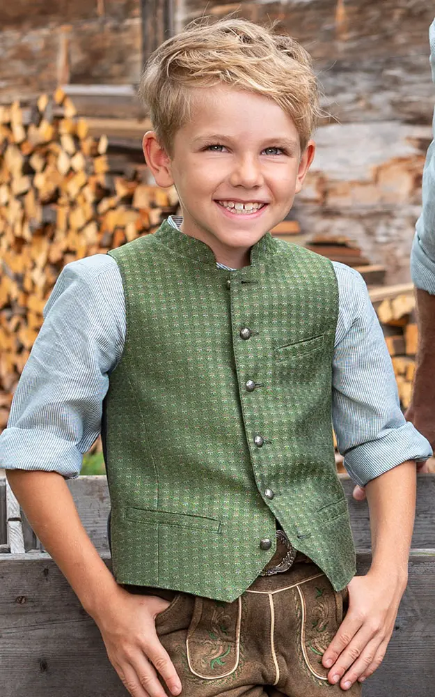 Kinderweste Luca, grün