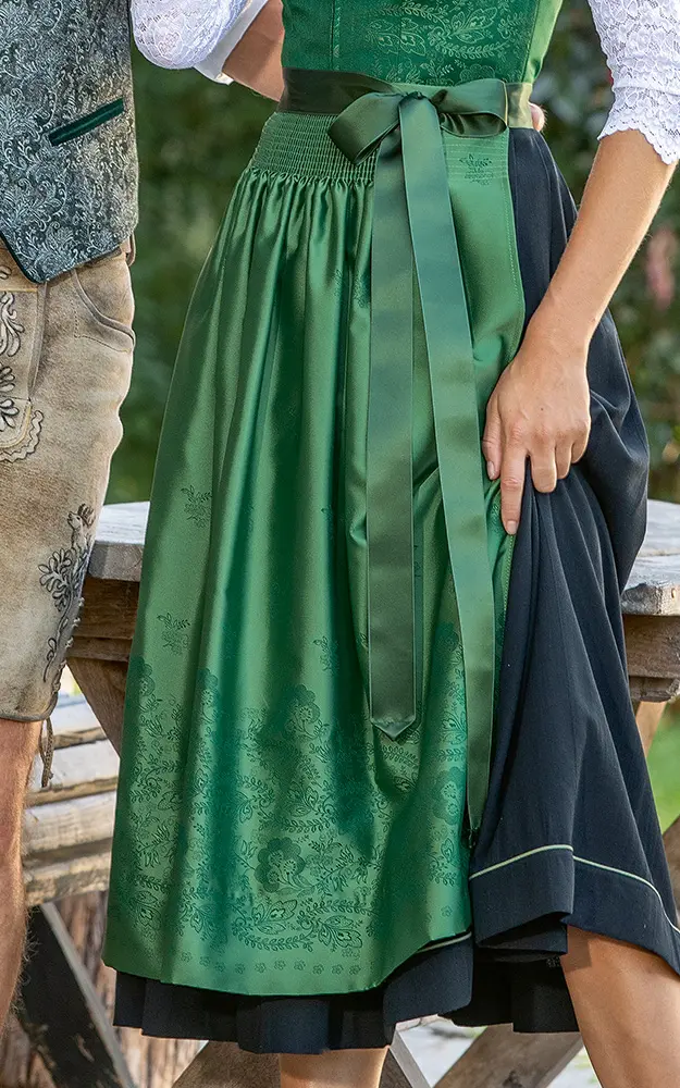 Blusendirndl Grüntal, mit Schürze
